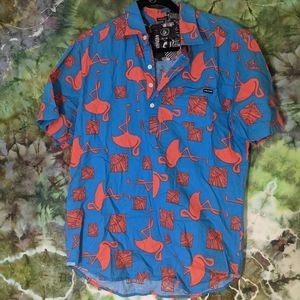 Volcom quarter button shirt
